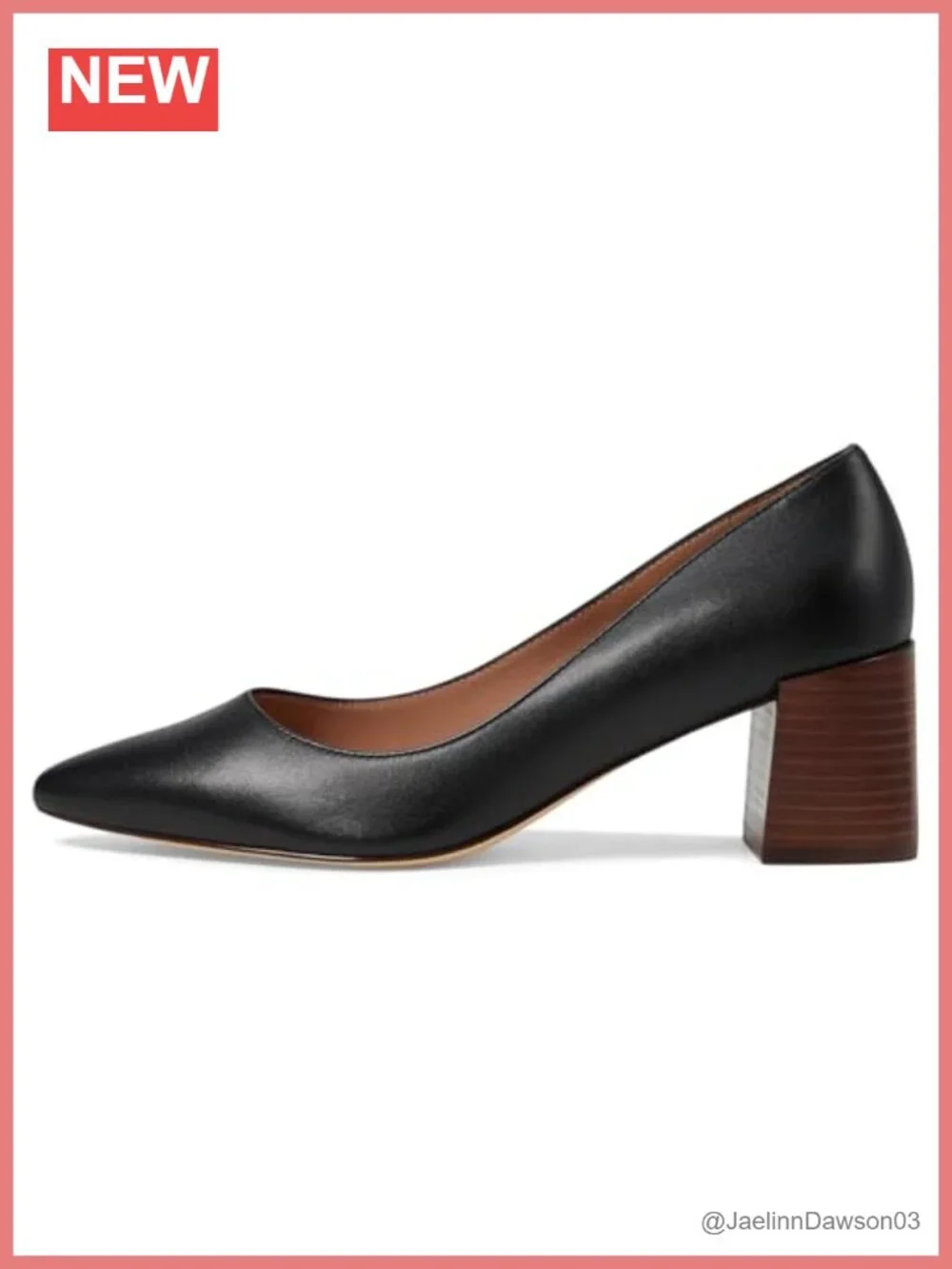 Cole Haan Leather Block Heel Pumps, Comfort Dress Shoes